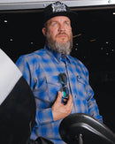 Chemise DIXXON x S&S Cycles, Bleu et Gris