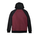 Sweat à capuche raglan classique pour hommes - Colorblocked - Tawny Port