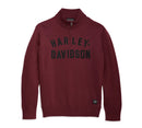 Chandail 1/4 zip pour hommes - Tawny Port