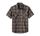 Chemise de performance Bar & Shield pour hommes - Carreaux neutres
