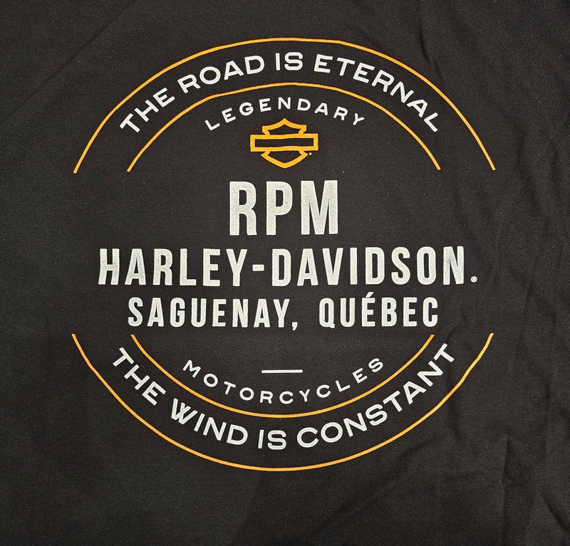 DIGNITY, T-Shirt RPM Harley-Davidson, Noir, Medium