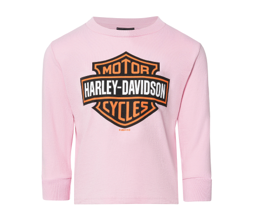 HD B&S PINK L/S KIDS 3T