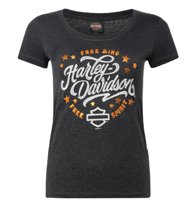 POISE, T-Shirt, Harley-Davidson, Noir, XS