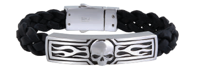 Blazin Skull Bracelet-8