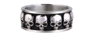 Legion of Skull Band Ring