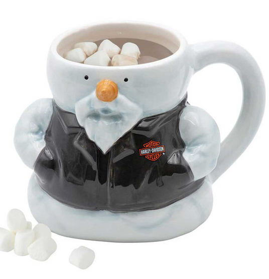 Tasse bonhomme de neige, Harley-Davidson