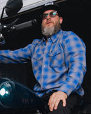 Chemise DIXXON x S&S Cycles, Bleu et Gris