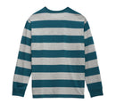 T-shirt à rayures pour hommes - Stripe Deep Teal