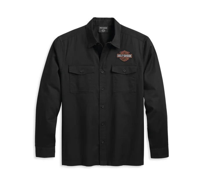 Chemise Bar & Shield Homme - Black Beauty