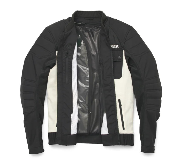 Veste Zephyr Mixed Media pour homme avec doublure zippée