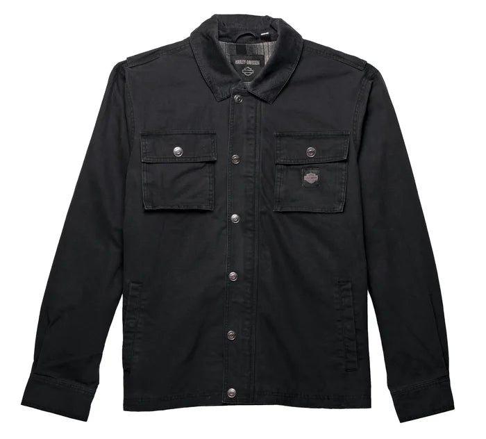 Veste en toile Forever Harley pour hommes - Black Beauty