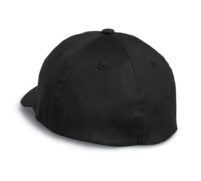 Casquette en toile cirée Harley pour hommes - noir