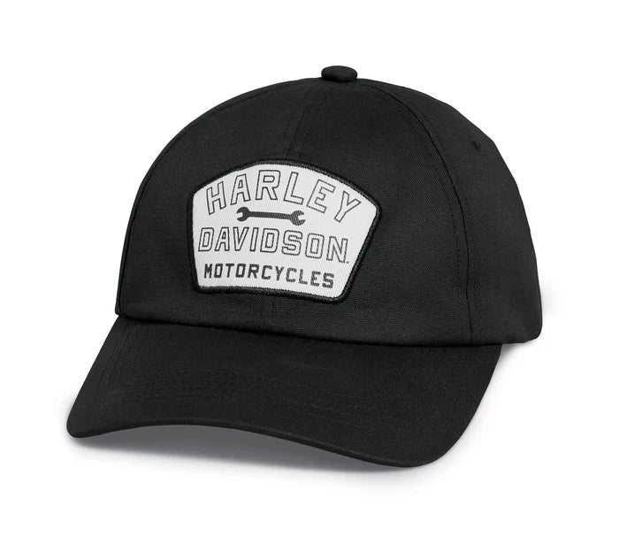 Casquette en toile cirée Harley pour hommes - noir