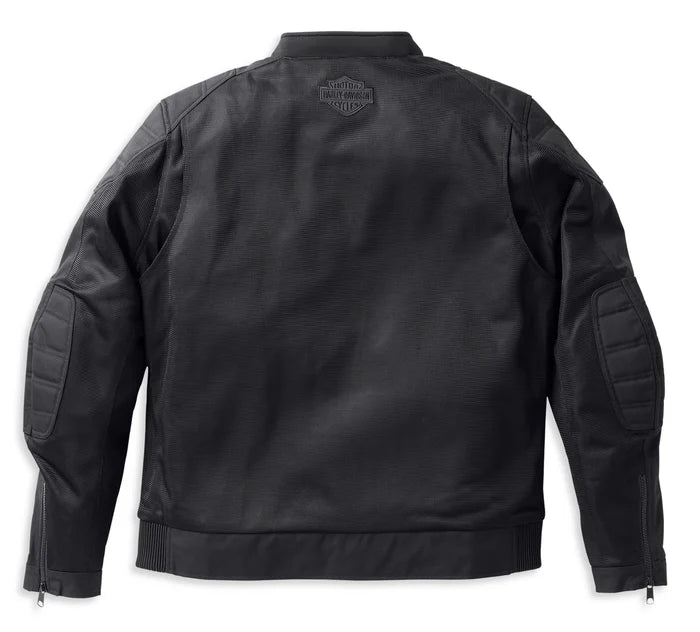 Veste en maille Zephyr pour hommes avec doublure zippée - Noir