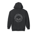 Sweat à capuche zippé Skull Graphic pour homme