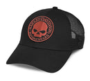 Casquette Trucker Skull Orange Homme