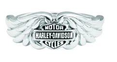 Bagues pour Femmes Classic Double Wing Bar and Shield Harley-Davidson