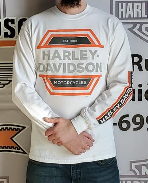 Chandails pour Hommes à Manches Longues BEVEL FRAME RPM Harley-Davidson