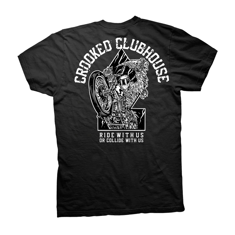 Chandail à manches courtes pour hommes Ride Or Die Crooked Clubhouse